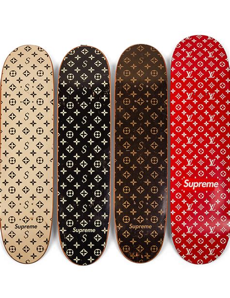 louis vuitton supreme skateboard deck|louis vuitton skateboard deck.